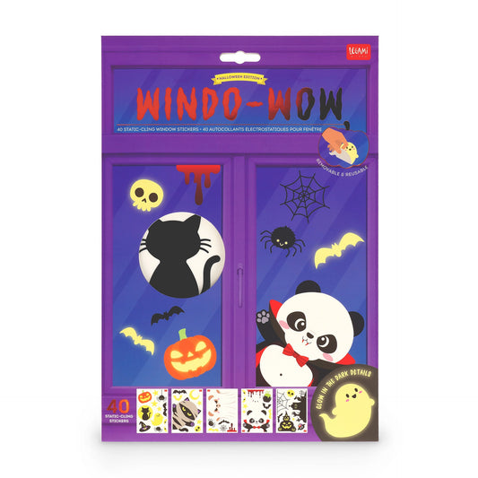 Legami Windo-Wow VWDS0003, 40 autocolantes de Halloween para janelas – fotografia 1 de 12