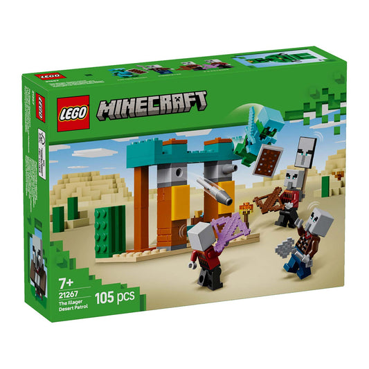 LEGO Minecraft A Patrulha do Deserto Illager 21267 — fotografia oficial do fornecedor 1