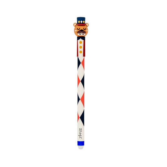 Caneta apagável Mr. Wonderful Bo-Bo Circo Urso com Bigode Nutty — fotografia original 1
