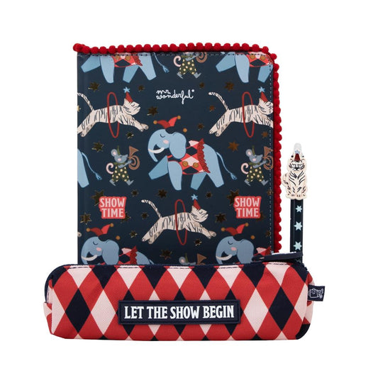Conjunto de escrita Mr. Wonderful Circo Let the Show Begin — fotografia 1 do produto