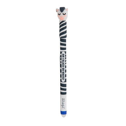 Caneta de apagar Bo-Bo Zebra - Am I black or white?