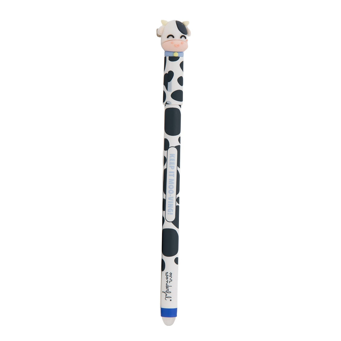 Caneta de apagar Bo-Bo Vaca - Keep it moo-ving!