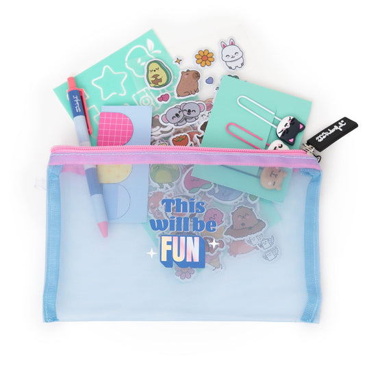 Conjunto de escrita para decorar a sua agenda - Isto vai ser divertido