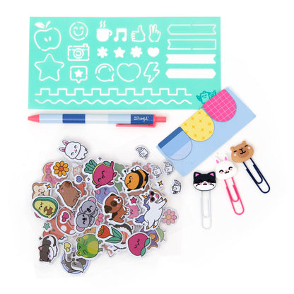 Conjunto de escrita para decorar a sua agenda - Isto vai ser divertido