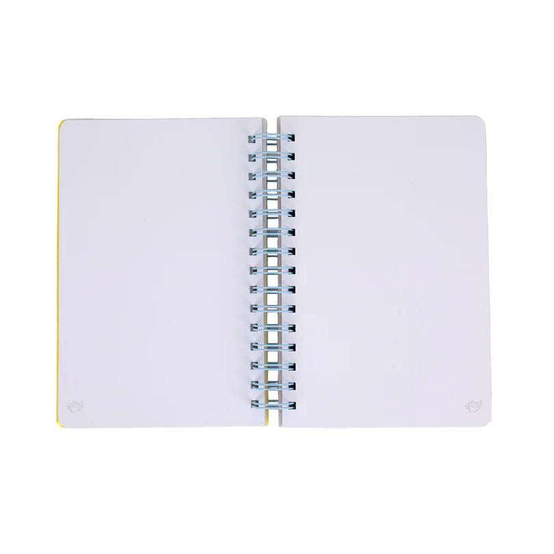 Caderno A5 com squishy Lazy guaxinim - Let's take it easy