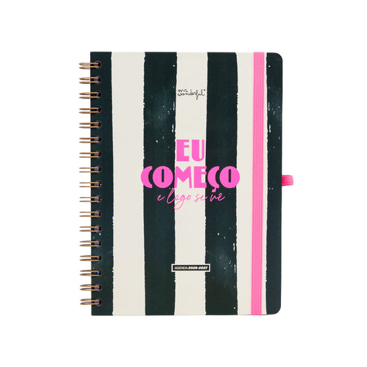 Agenda Mr. Wonderful 2026-2027 Semanal – Eu começo e logo se vê