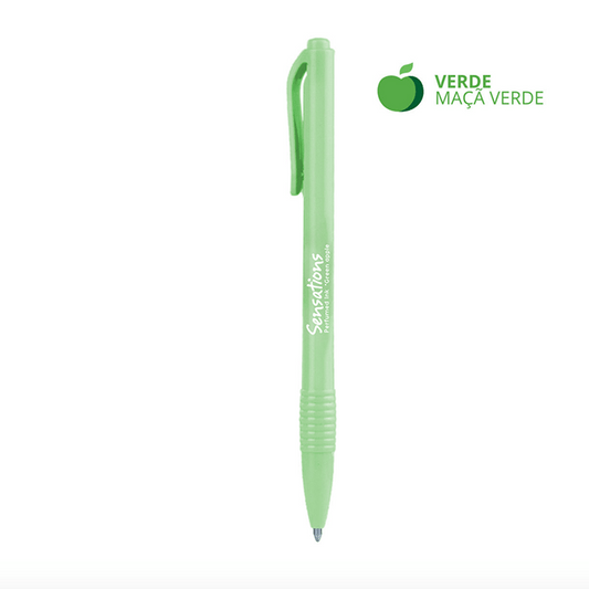Esferográfica Sensations perfumada Maça Verde Newpen