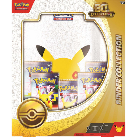 Pokémon TCG 30th Celebration Binder Collection (Álbum + 5 Boosters) – EN — fotografia oficial 1