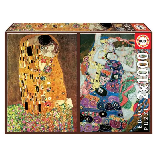 Puzzle 2x1000 Peças Gustav Klimt