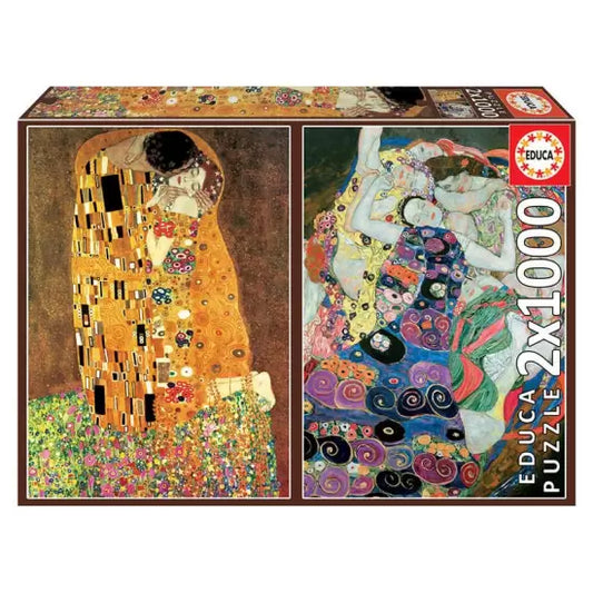 Puzzle 2x1000 Peças Gustav Klimt