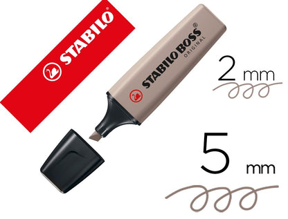 Sublinhador Stabilo Boss Nature Cinza Claro 70/193