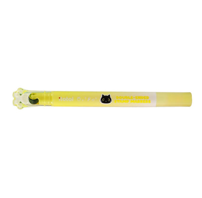 Sublinhador com Carimbo e Glitter Amarelo itotal