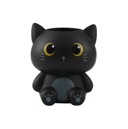 Copo de Secretária Gato Preto 3D
