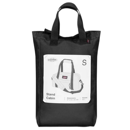 Saco de Desporto Eastpak Stand Cabin Black 33L | Mala de Cabine para Viagem, Fim de Semana e Bagagem de Mão