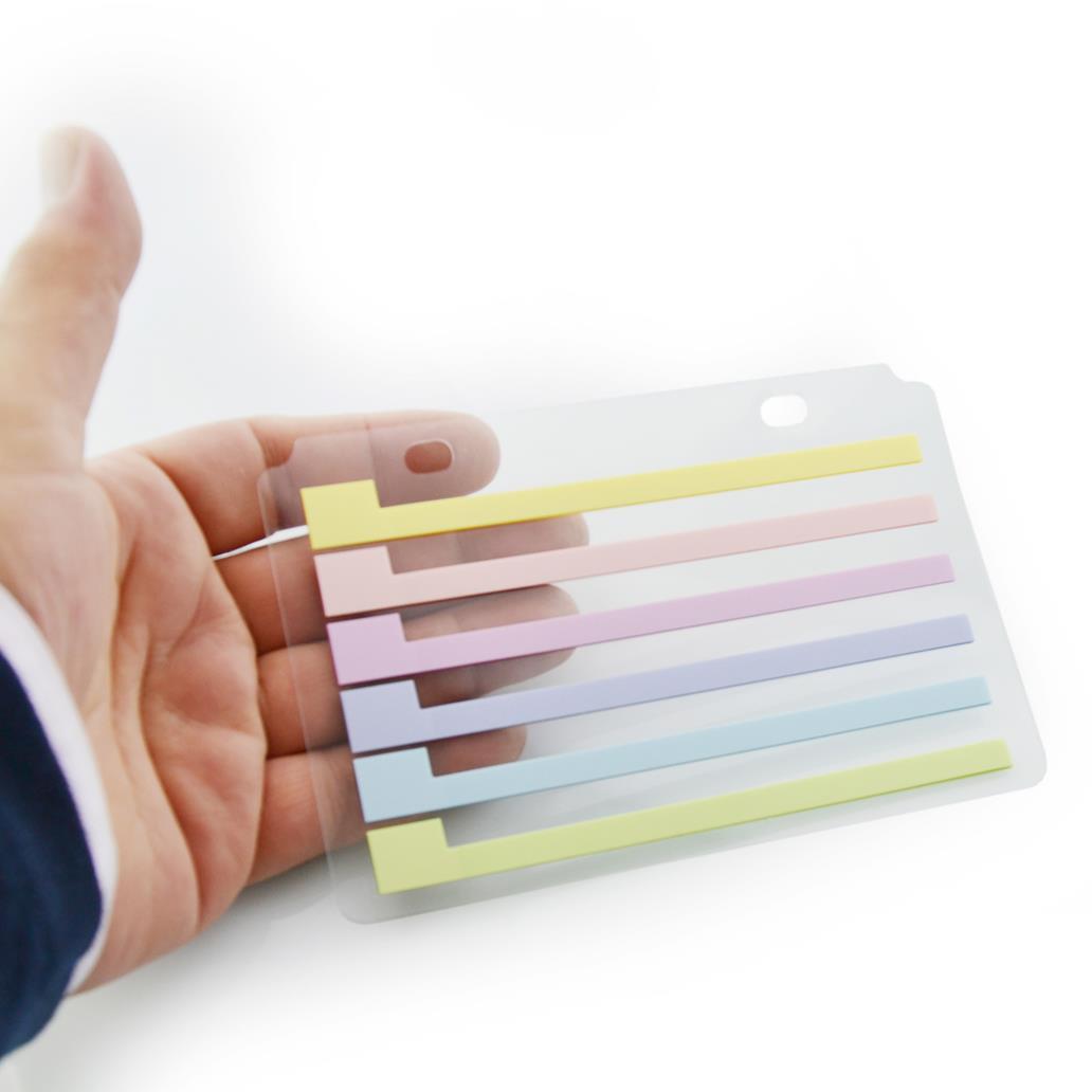 Índices Adesivos Longos Pastel Index Blush Sortido | Marcadores de Página e Organização de Apontamentos