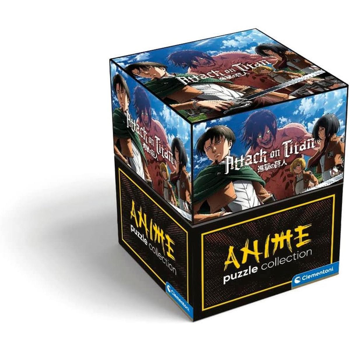 Clementoni - Puzzle Attack on Titans edição especial 500 peças