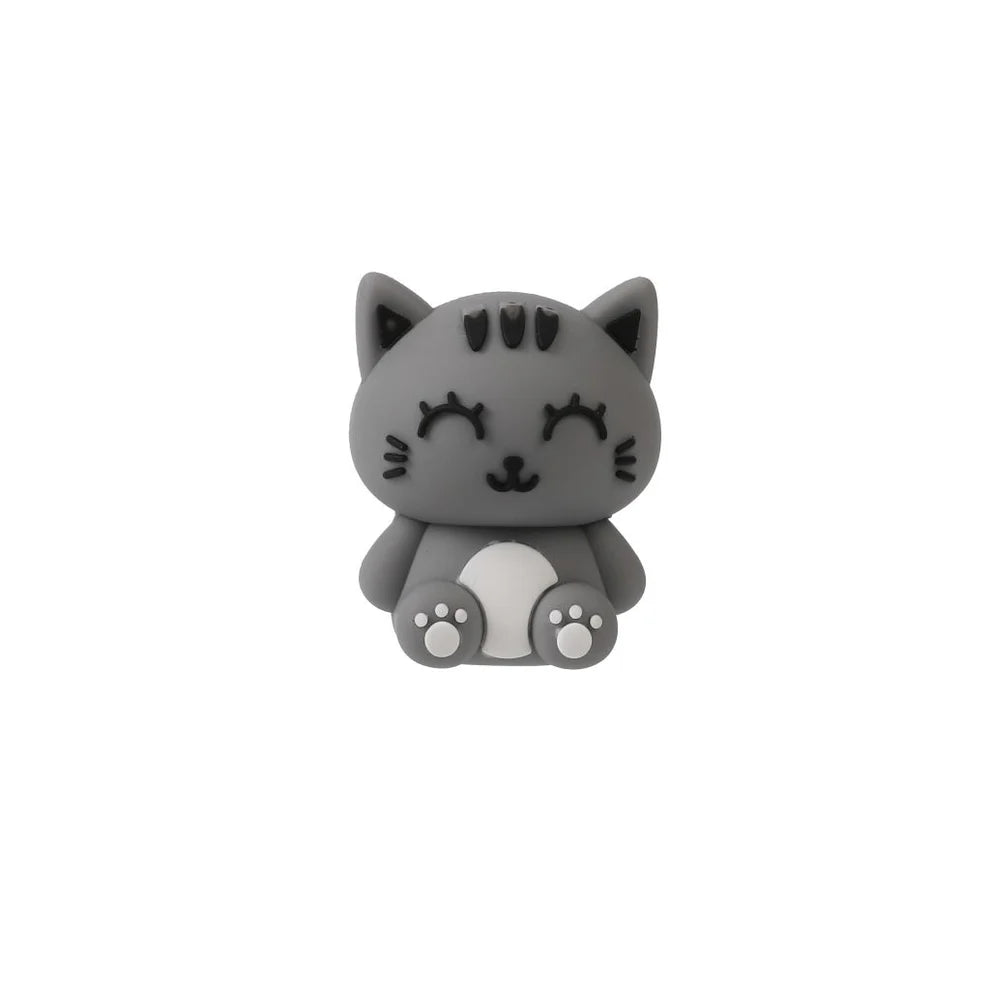 Borracha 3D Gato Cinzento itotal