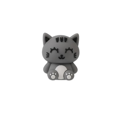 Borracha 3D Gato Cinzento itotal