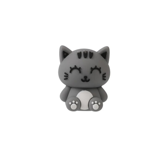 Borracha 3D Gato Cinzento itotal